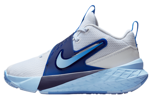 Nike Team Hustle D 12 GS White / Psychic Blue