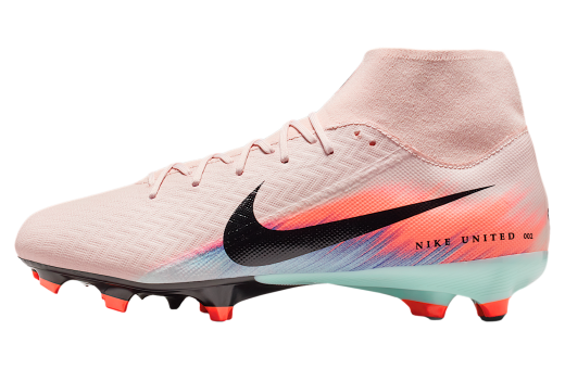 Nike United Mercurial Superfly 10 Academy High MG Silt Red / Racer Blue