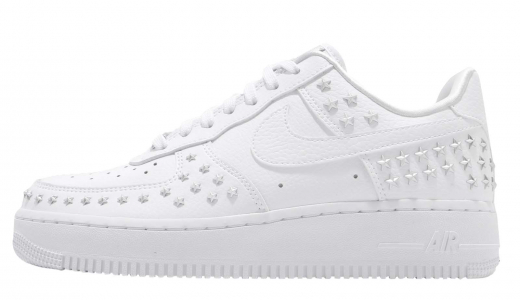 nike air force 1 womens star studded white