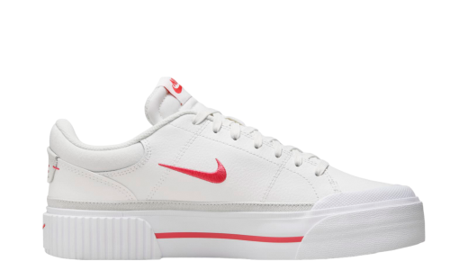 Nike Wmns Court Legacy Lift White / Light Silver / Aster Pink