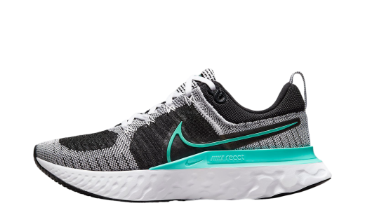 Nike WMNS React Infinity Run Flyknit 2 Aurora Green Black