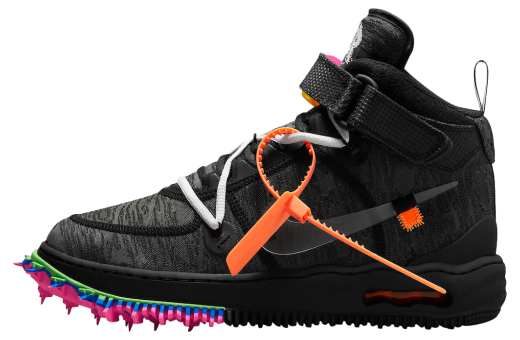 Off-White x Nike Air Force 1 Mid Black - Jun 2022 - DO6290-001