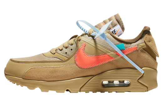 OFF-WHITE x Nike Air Max 90 Desert Ore - Feb 2019 - AA7293-200
