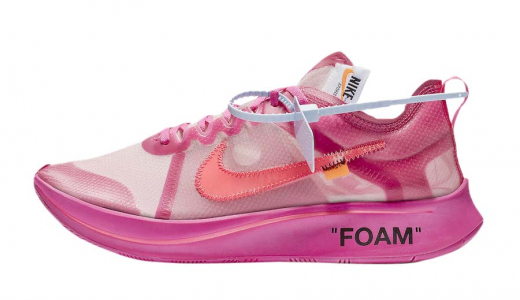 OFF-WHITE x Nike Zoom Fly SP Tulip Pink