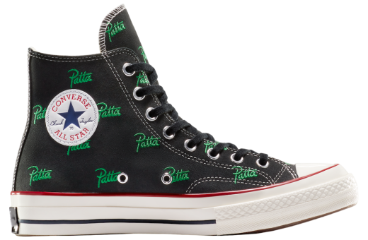 Patta x Converse Chuck 70 Black / Jolly Green