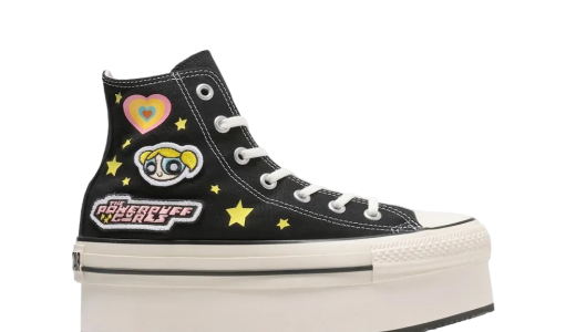 Powerpuff Girls x Converse All Star Chunky Line Hi Black