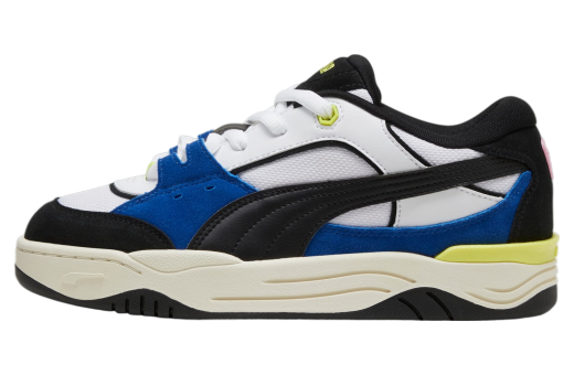 Puma-180 White / Cobalt Glaze