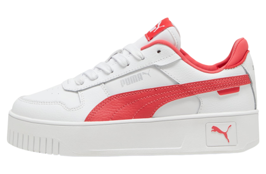 Puma Carina Street GS White / Tart Cherry