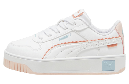 Puma Carina Street Off Side GS White / Island Pink