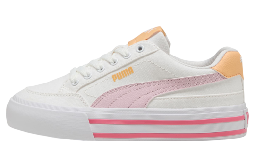 Puma Court Classic Vulcanized Formstrip GS White / Rose Mauve