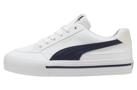 Puma Court Classic Vulcanized Formstrip White / New Navy