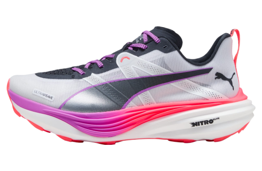 Puma Deviate Nitro Elite Trail White / Glowing Red
