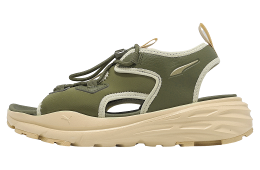 Puma Hypnotic Sandal Olive Green / Beige