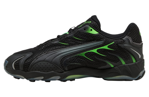 Puma Inhale Black / Green Glare