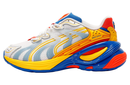 Puma Inverse Armored GS White / Pelé Yellow