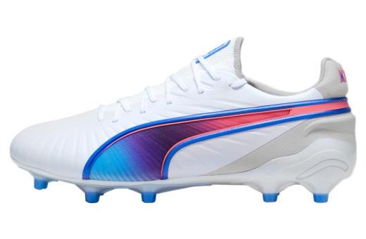 Puma King Ultimate FG/AG White / Bluemazing