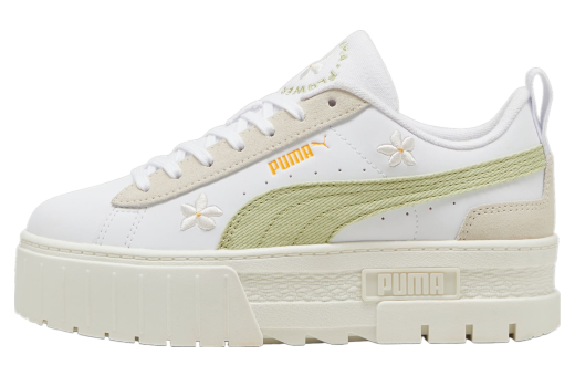 Puma Mayze Embroidery WMNS White / Pistachio Green