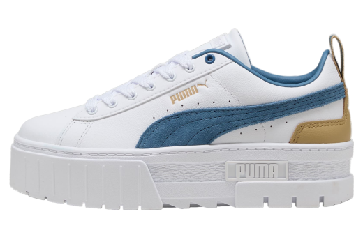 Puma Mayze Leather WMNS White / Blue Horizon