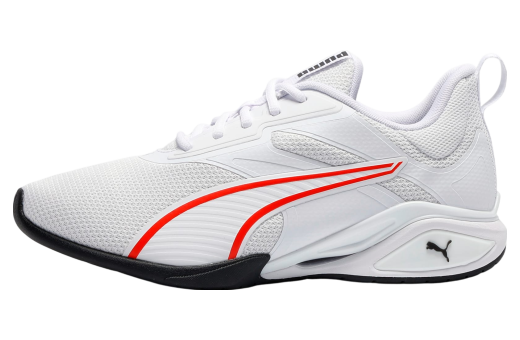 Puma Neutron White / Fierce Red