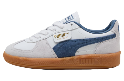 Puma Palermo Leather GS White / Dark Indigo - Aug 2025