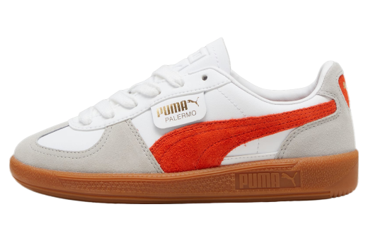 Puma Palermo Leather GS White / Redmazing / Gum