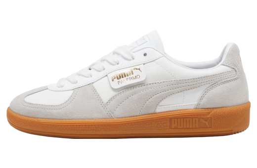 Puma Palermo Leather White / Glacial Gray / Gum