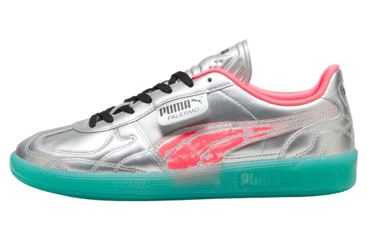 Puma Palermo New Gen Footy Silver / Sparkling Green