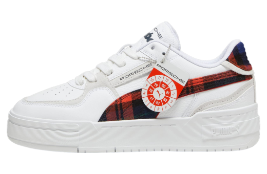 Puma Porsche Legacy Ca Pro Tartan White / Redmazing