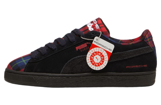 Puma Porsche Legacy Suede Classic Tartan Black / Redmazing