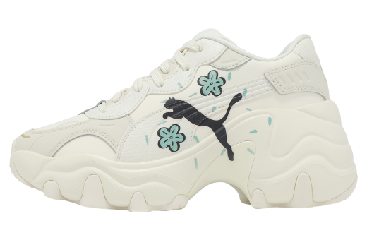 国内配送 PUMA W PULSAR WEDGE MONOGRAM WARM WHITE Pulsar Wedge Monogram Women's Sneakers | PUMA