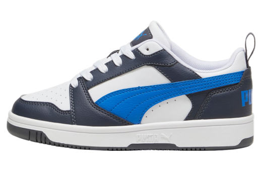 Puma Rebound V6 Lo GS White / Hyperlink Blue