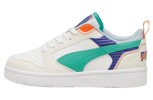 Puma Rebound V6 Low Ready, Set, Better GS Vapor Gray / Jade Frost