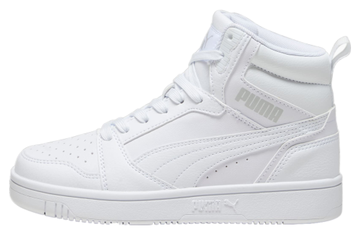 Puma Rebound V6 Mid GS White / Cool Light Gray