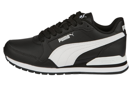 Puma St Runner V3 Leather GS Black / White