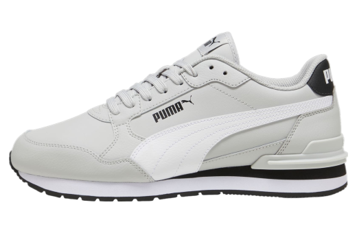 Puma St Runner V4 Leather Cool Light Gray / White