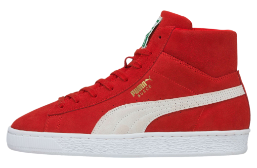 Puma Suede Mid XXI High Risk Red / White