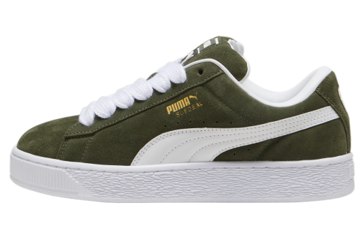 Puma Suede Xl Dark Olive / White