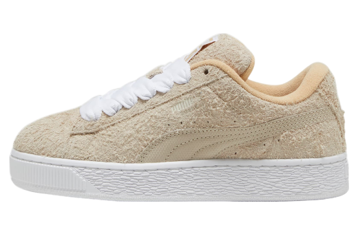 Puma Suede Xl Hairy Women Alpine Snow / White