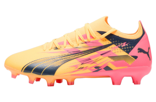 Puma X Christian Pulisic Ultra Match FG/AG Sun Stream / Navy