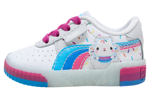 Puma x Gabbys Dollhouse Cali Toddlers White / Magenta Gleam