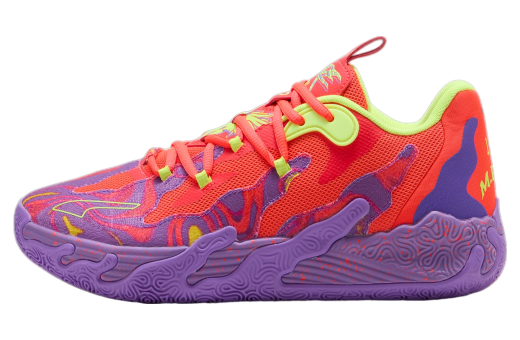 Puma X Lamelo Ball Mb.03 Lo Lava GS Purple Glimmer / Red Blast