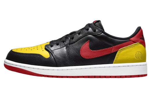 Quai 54 x Air Jordan 1 Low OG Black / Tour Yellow