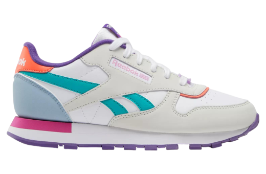 Reebok Classic Leather GS Barely Grey / Dynamic Purple