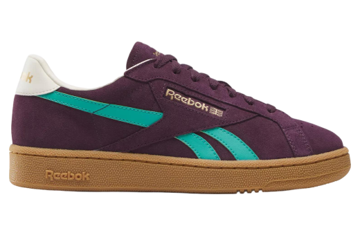 Reebok Club C Grounds Uk Midnight Plum / Unleashed Green