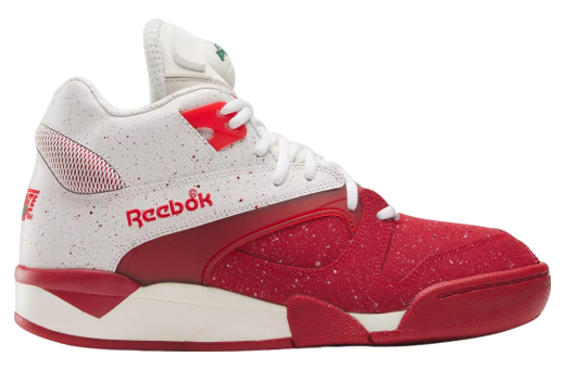 Reebok Court Victory Pump Chalk / Vector Red