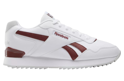 Reebok Glide Ripple Clip White / Rich Maroon