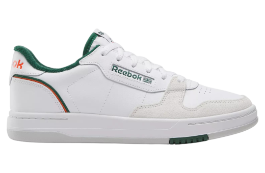 Reebok Phase Court White / Dark Green