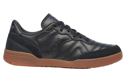 Saucony 586i Leather Black / Gum