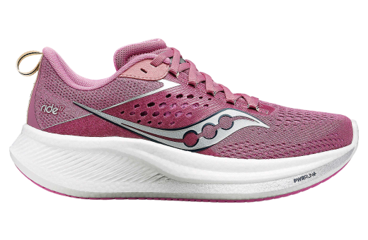 Saucony Ride 17 Wide WMNS Orchid / Silver