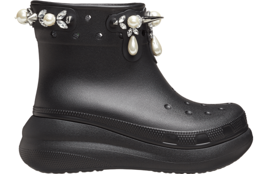 Simone Rocha X Crocs Crush Boot Black